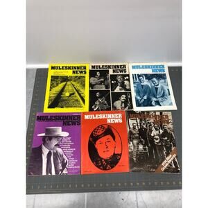 Vintage 1974 Muleskinner News Magazine 6 Issues Jan Mar Jul Sept Oct Dec